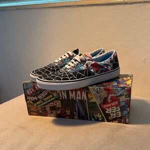 Vans Spider-Man Low Top Sneakers - Black/Red/Blue/White